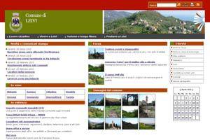 Homepage Comune di Leivi (GE)