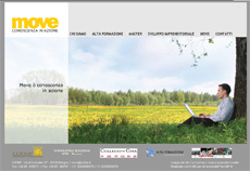 HomePage del sottosito Move