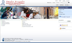 Homepage del sito dell'Universit� del Piemonte Orientale