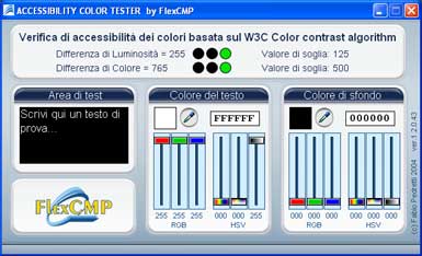 Immagine del programma Color Tester