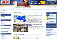 Homepage del sito delle elezioni 2009 di Emilia Romagna