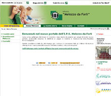 Pagina iniziale del sito del Istituto Ruffilli