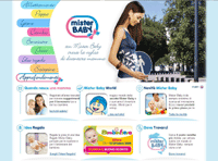 Pagina iniziale del portale Mister Baby 