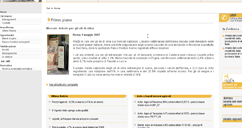 Pagina iniziale sito ISMEA