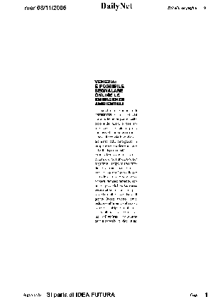 Articolo da DailyNet di novembre 2006 in formato PDF non accessibile