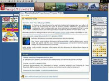 Pagina iniziale del sito del Comune di Campi-Bisenzio