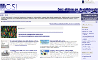 Pagina iniziale del sito del Centro Servizi Informativi dell'Universit� di Napoli Federico II