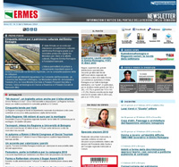 Homepage del sito Ermes Newsletter - vai al sito