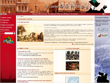 Pagina iniziale del sito del Carnevale di Venezia 2007