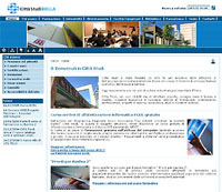 Pagina iniziale del sito Citt� Studi