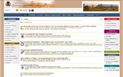 Pagina iniziale del sito del Comune di Quarrata