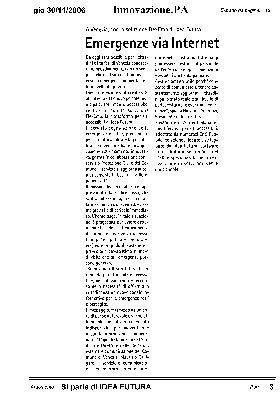 Articolo da Innovazione PA di novembre 2006 in formato PDF non accessibile