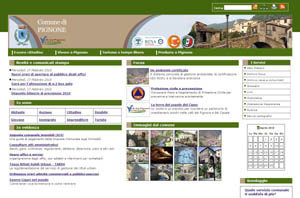 Homepage Comune di Pignone (SP)