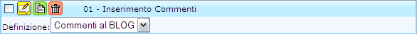Oggetto "Inserimento Commenti"