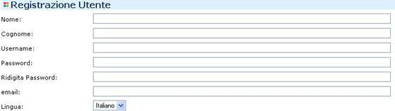 FlexCMP: registration form