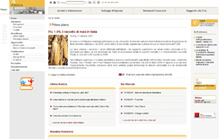 Pagina iniziale del sito di Ismea
