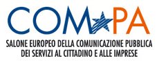 Logo COM-PA 2009 - Salone Europeo della Comunicazione Pubblica, dei Servizi al Cittadino e alle Imprese