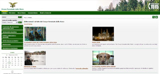 Homepage Corpo Forestale dello Stato