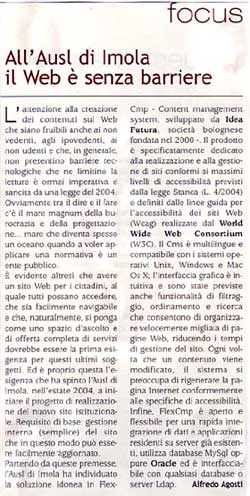 Immagine dell'Articolo da "Computer Dealer e Var" di Maggio 2005