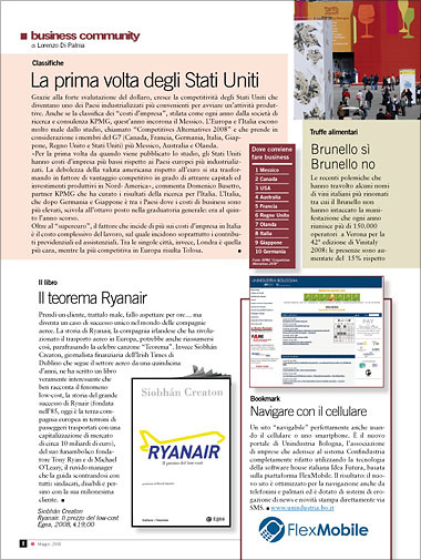 Immagine dell'articolo da "Espansione" di Maggio 2008