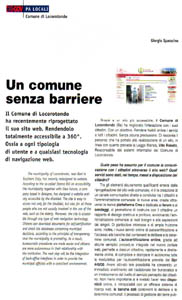 Immagine dell'Articolo da E-GOV di Dicembre 2005