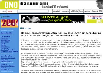 Articolo da DATAMANAGER del 30/03/05