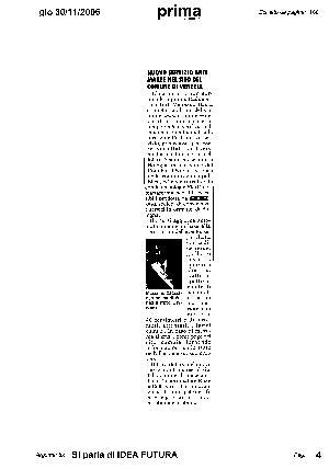 Articolo da La Nazione di novembre 2006 in formato PDF non accessibile