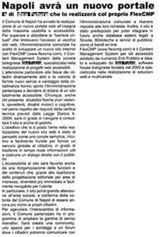 Immagine dell'articolo da Spot and Web di marzo 2006