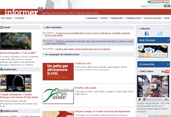 Homepage del sito Informer di Regione Emilia Romagna