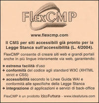 Immagine della Campagna stampa FlexCMP sul sole 24 ore del 26 giugno 2004
