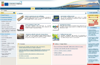 Pagine iniziale del sito di Napoli