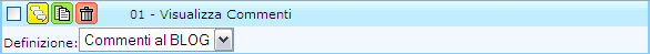 Oggetto "Visualizza Commenti"