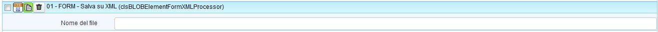 Oggetto "FORM - Salva su XML"