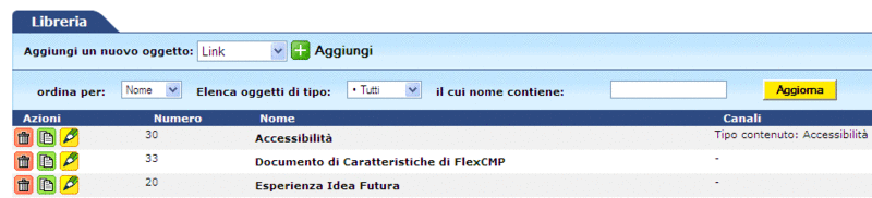 libreria repository di FlexCMP