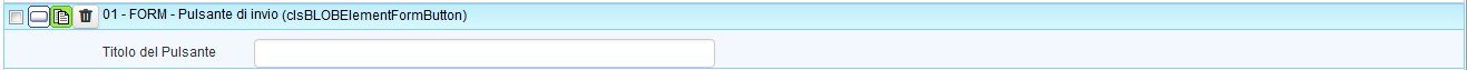 Oggetto "FORM - Pulsante di invio"